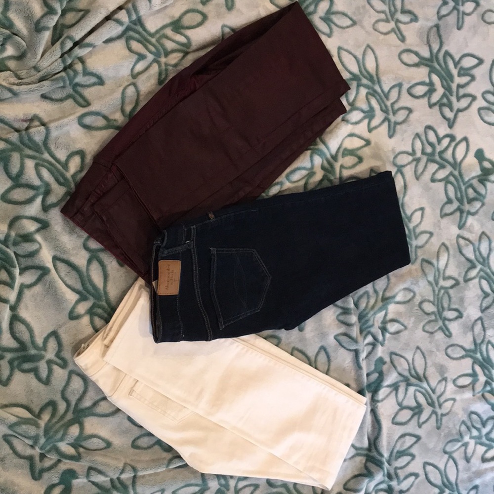 Armani, Abercrombie jeans ...
